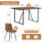 Rectangular Pedestal Dining Table Set-1957437704
