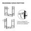 76.5cm W Metal Log Rack