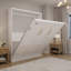 Lit escamotable vertical peu encombrant avec cadre grand