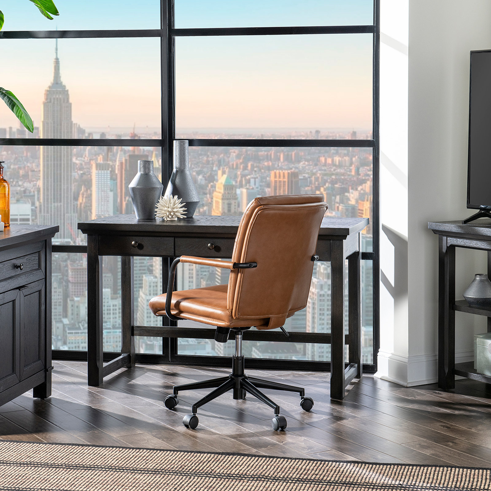  Solid Wood Writing Desk