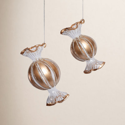 4" Glass Holiday Ornament