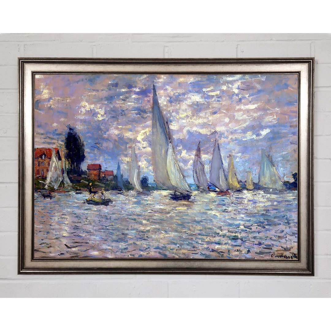 Monet Les Barques - Einzelner Bilderrahmen Kunstdrucke