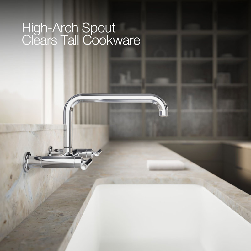 Purist® Bridge Faucet, Polished Chrome