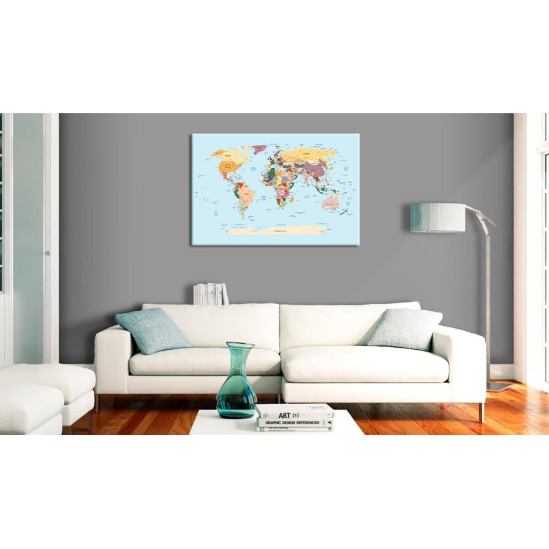 Voyage avec moi sur toile, H 16 po x l 24 po x P 0,7 po