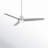 54" Mocha 3 - Blade Outdoor/Indoor Smart Propeller Ceiling Fan with Remote Control Included, Works With Google Assistant, Amazon Alexa, Samsung Smart Things-48461472-48461473