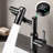 Smart Led Temperature Display Faucet - 3 Water Outlet Modes, 360° Free Rotation, Single Handle Control, Stainless Steel, Matte Black - Suitable For Bathroom/kitchen/vanity/rv