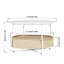 Cross Legs Coffee Table with Storage
