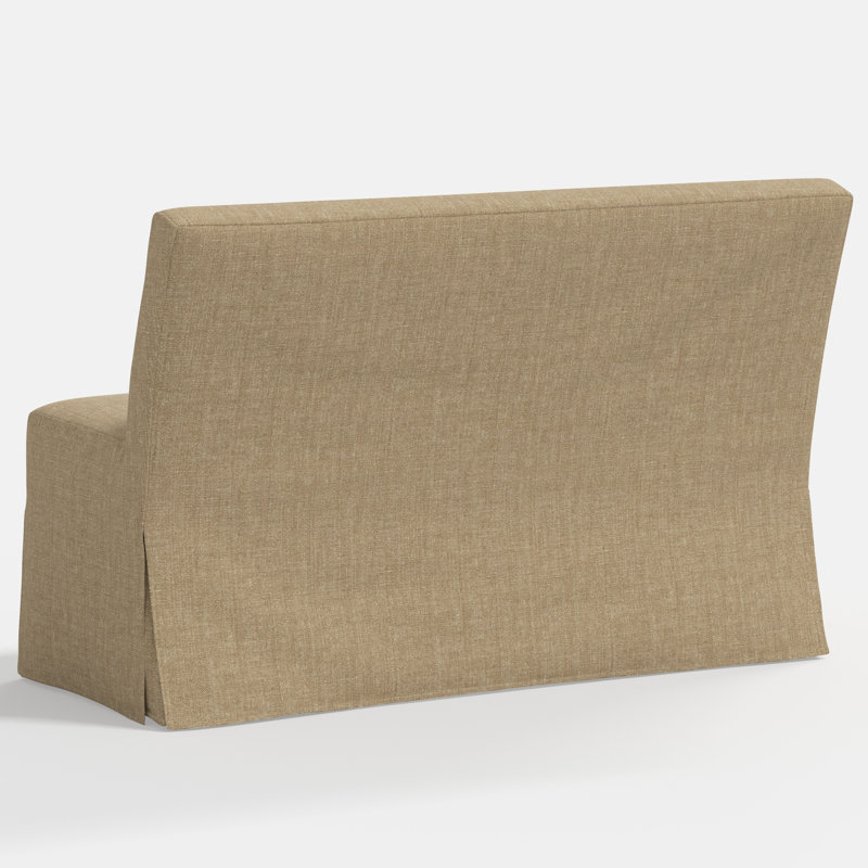 Stoffer Home x Cloth and Co. Lindy Upholstered Bench, Relaxed Burlap Linen