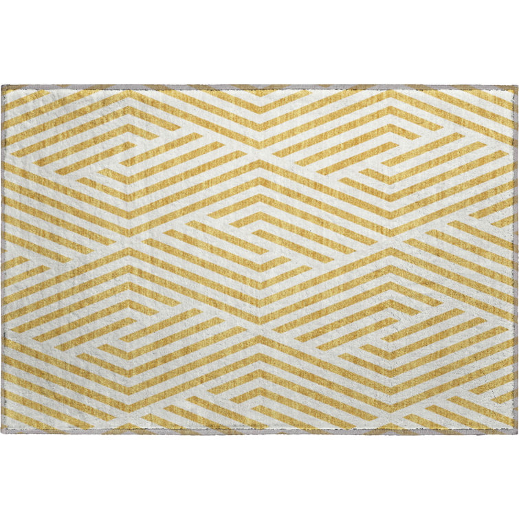 Tapis doré de qualité supérieure lavable à la machine Cerrito AMF550