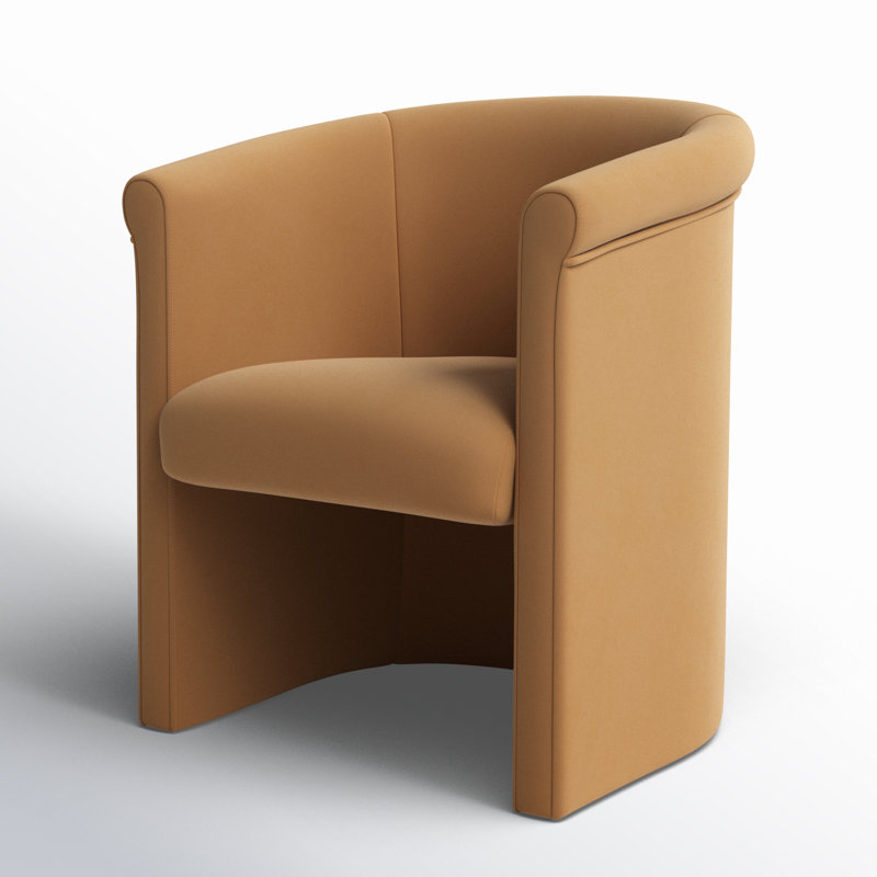 Fauteuil en cuir véritable de 25,5 po Sanon