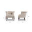 Fauteuil Chesterfield de 30,5 po Assiya-738608502