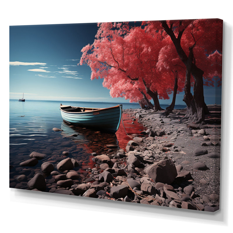 Coastal Twilight II, reproduction d'art sur toile, H 34 po x l 44 po x P 1,5 po, Toile tendue