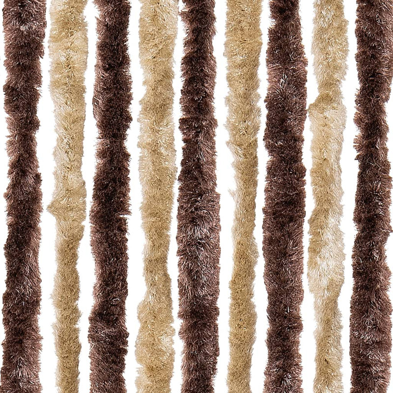 Birchanger Room Darkening Curtain Single Panel, Beige/Light Brown, 90cm Width x 200cm Drop