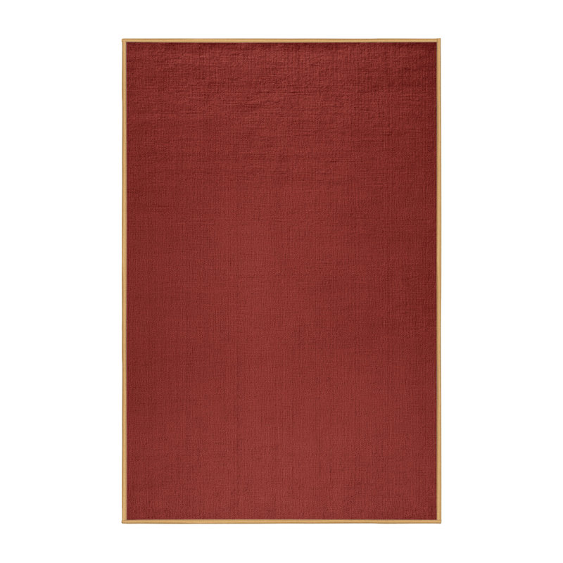 Tapis brun uni lavable à la machine, Tapis de couloir 2 pi x 4 pi