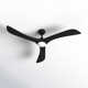 Reze 3 Blade Ceiling Fan with LED Light Kit
