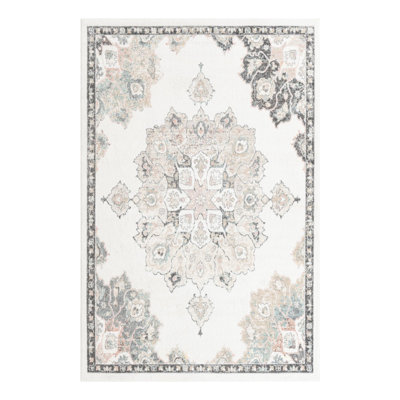 Tapis oriental ivoire
