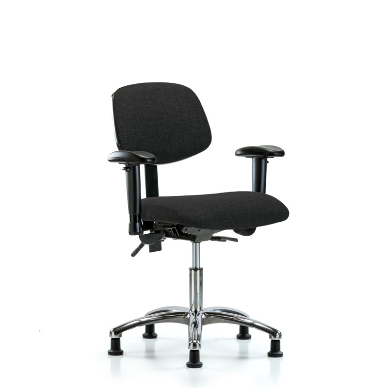 Kalyn Task Chair, Black, Glides, Included