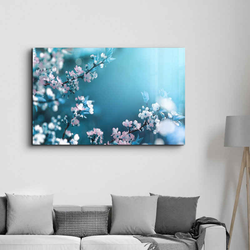 Elegant Tempered Glass Wall Art Painting, 13.8 x 21.7 inches | 100% Tempered Glass, Thickness: 0.16 inches | UV Printed for Vibrant Colors | Perfect for Home Decor, Living Room, & Office Spaces