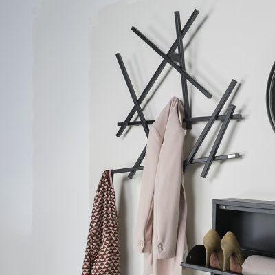 Metal Wall Wall Mounted Coat Rack