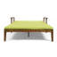 Double chaise longue de patio avec coussin-888757821