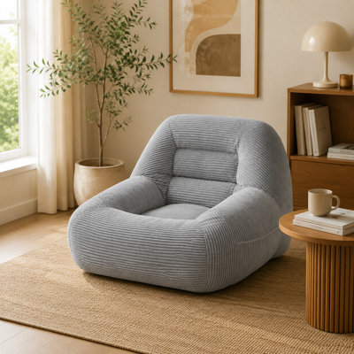 Pouf pour adulte, design ergonomique pour un confort optimal et un excellent soutien du dos, de la nuque et de la tête. Parfait pour la chambre, le salon ou une chambre d'étudiant. Parfait pour lire, jouer, relaxer ou passer du temps en famille. Aucun montage requis.