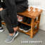 Range-chaussures en bois massif à 3 niveaux
