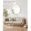 Metal Round Floor Mirror