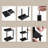 Three Tier Utility Shelf Wall Mounted Suitable For Bathroom Kitchen Shelf-1004840959