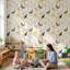 Murale de papier peint fantaisiste pastel Ducks