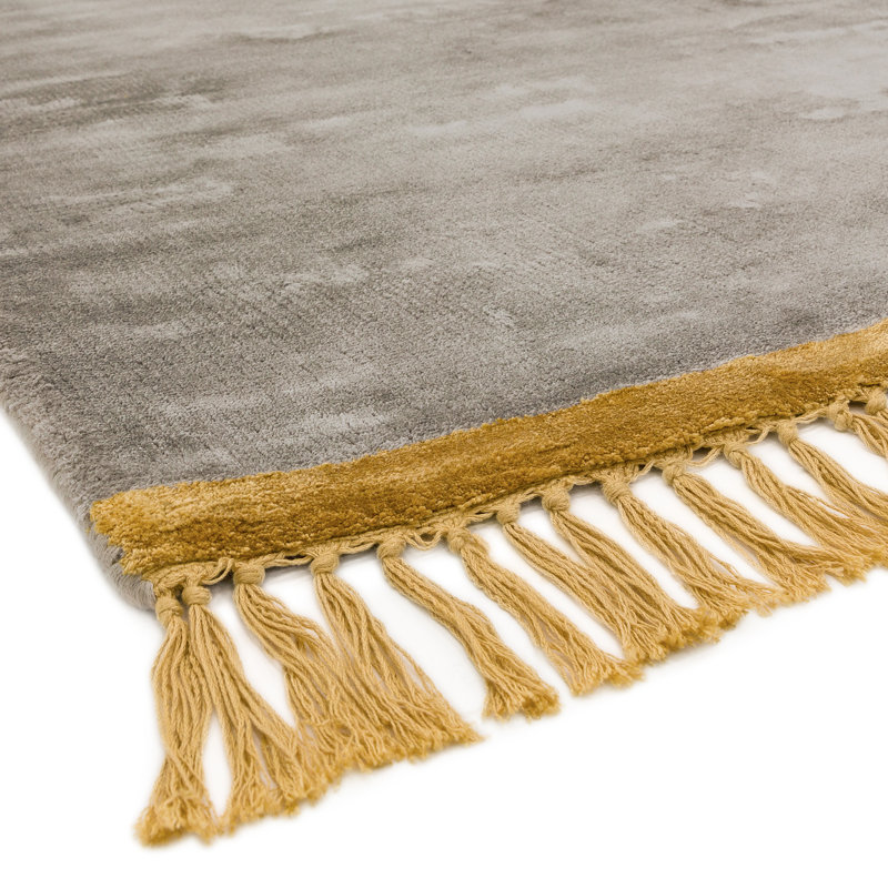 Allred Solid Colour Viscose Hand Woven Area Rug, Rectangle 160 x 230cm