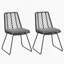Chaise de salle à manger avec coussins Sayali