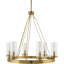 Iron 6-Light Chandelier-84918707