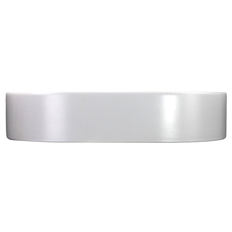 Regatta 23.75'' L Bathroom Sink, Matte White