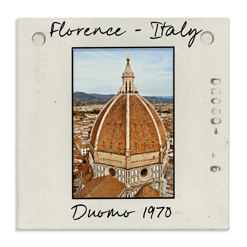Toile Florence, Italie, par Val Rhodes, H 17 po x l 17 po