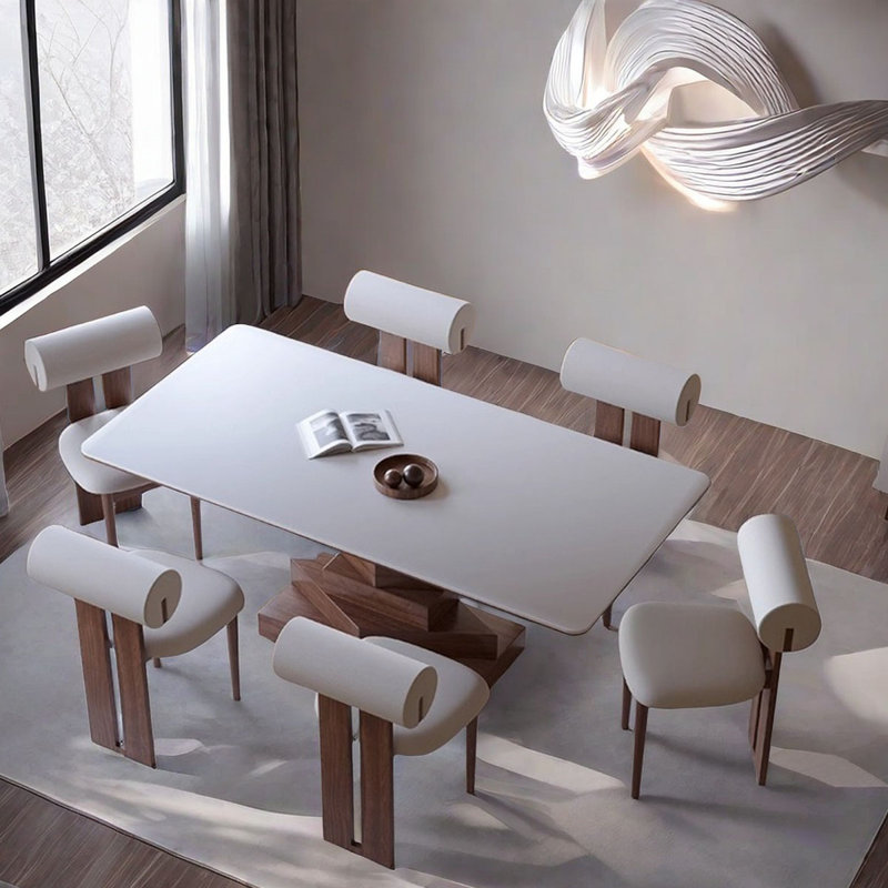 Table d'appoint Mid-Century, H 29,5 po x L 55,1 po x l 31,5 po