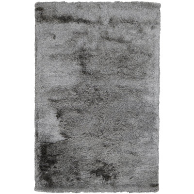 Tapis gris foncé tissé à la main Jenssy
