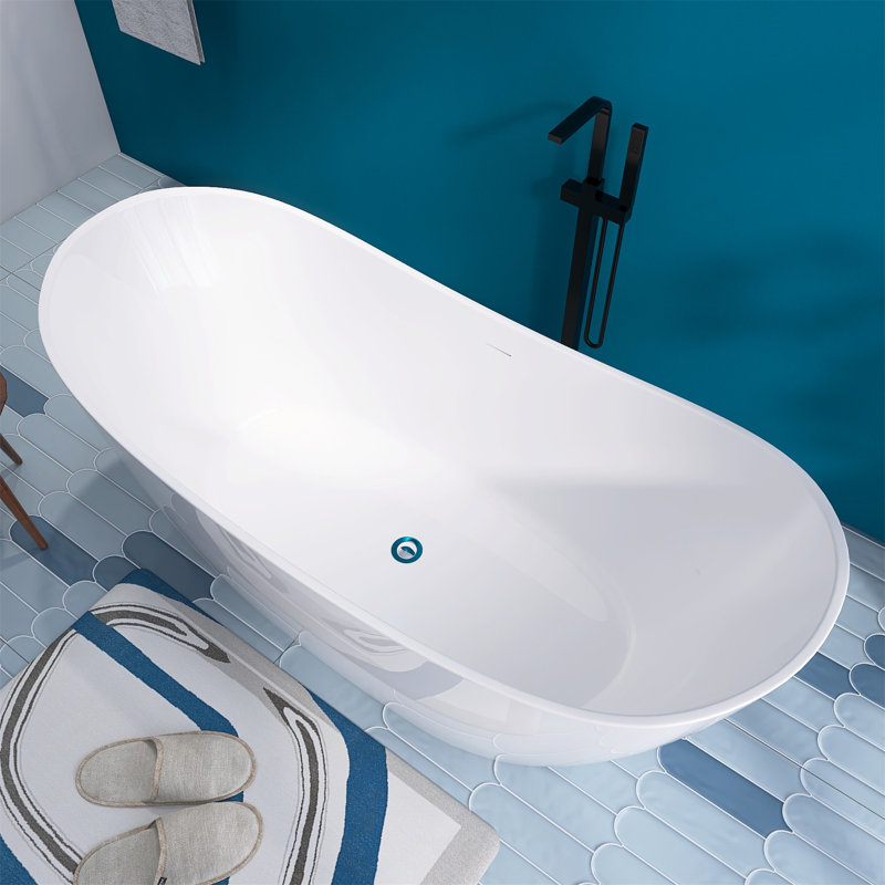 Baignoire autoportante en acrylique