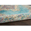 Tapis oriental bleu clair / ivoire Abbate-1357480738