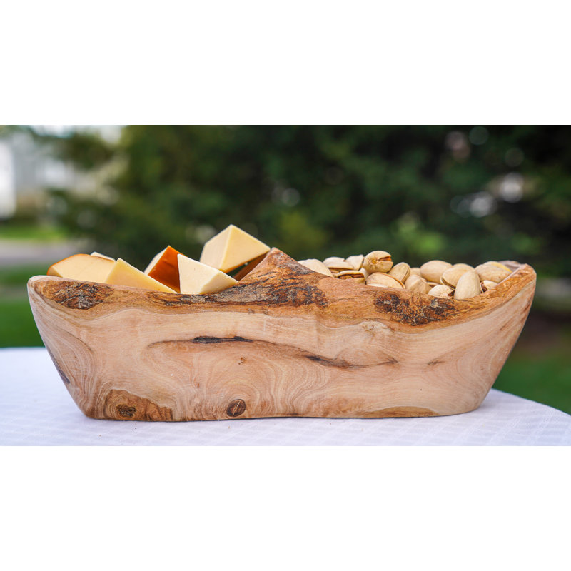 Lipper International Lipper Wood Divided Serving Dish