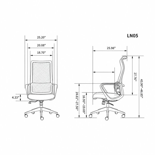 Dimensions du produit