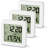 Digital Mechanical Tabletop Clock in White