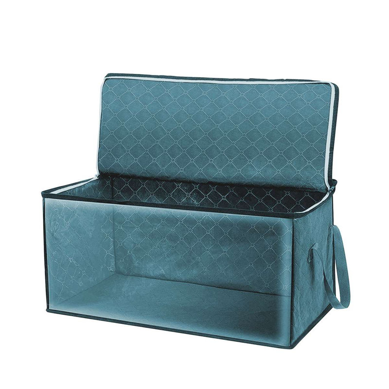Ebern Designs Kokitus Fabric Storage Bag, Blue