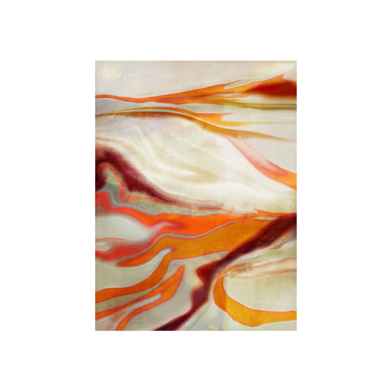 «Berries and Cream I» par Nash Rambler - impression, H 40 po x l 30 po, Image au pinceau gel