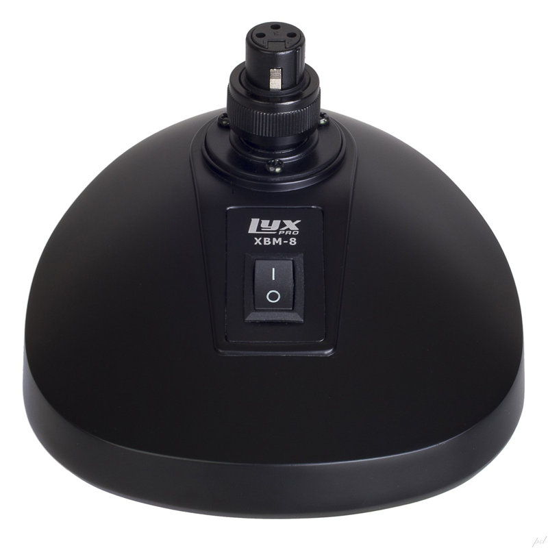 Support de microphone LyxPro avec prise XLR intégrée pour les micros Podium