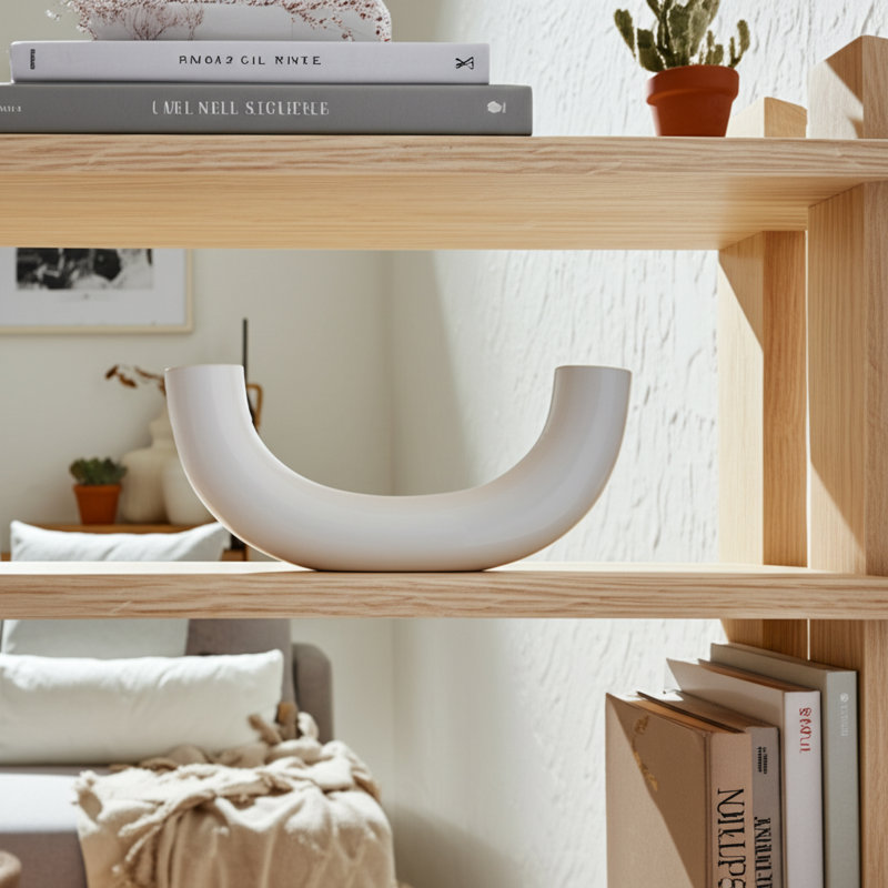 Vase en céramique Cordney, Blanc