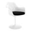 Chaise avec accoudoirs en tissu Dorfman-121736012