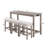 Teneile 59" W 3-Person Bar Table Set-972597258