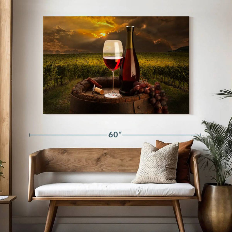 Yarlin Napa Valley - vin rouge, H 34 po x l 51 po