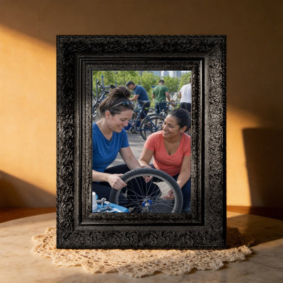 5" x 7" Black 1PC Statement Picture Frame for Holiday Gifting