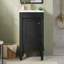 Armoire de salle de bain de style français 18 po avec rangement, solution pour petit espace avec lavabo en céramique, tablette réglable, charnières à fermeture en douceur-129683165